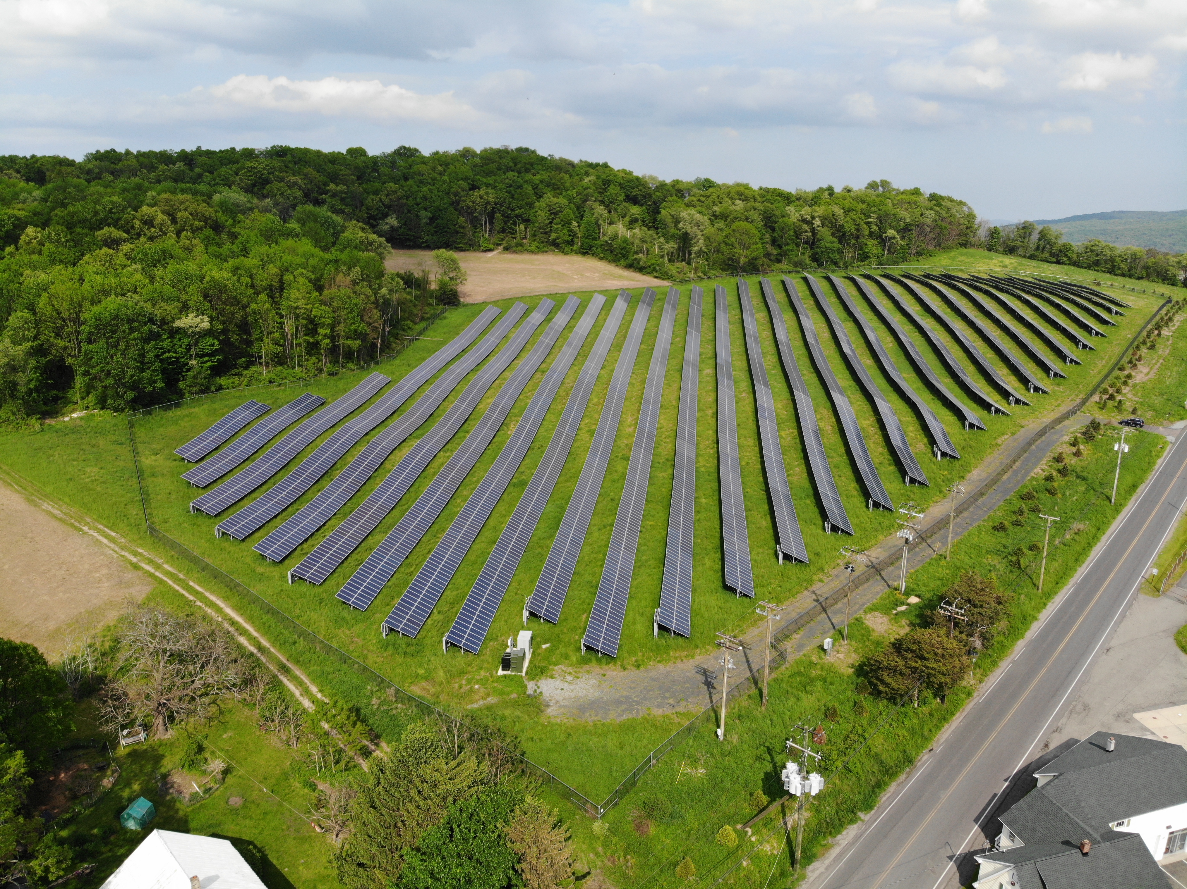 Aerial Photo of Solar Farm