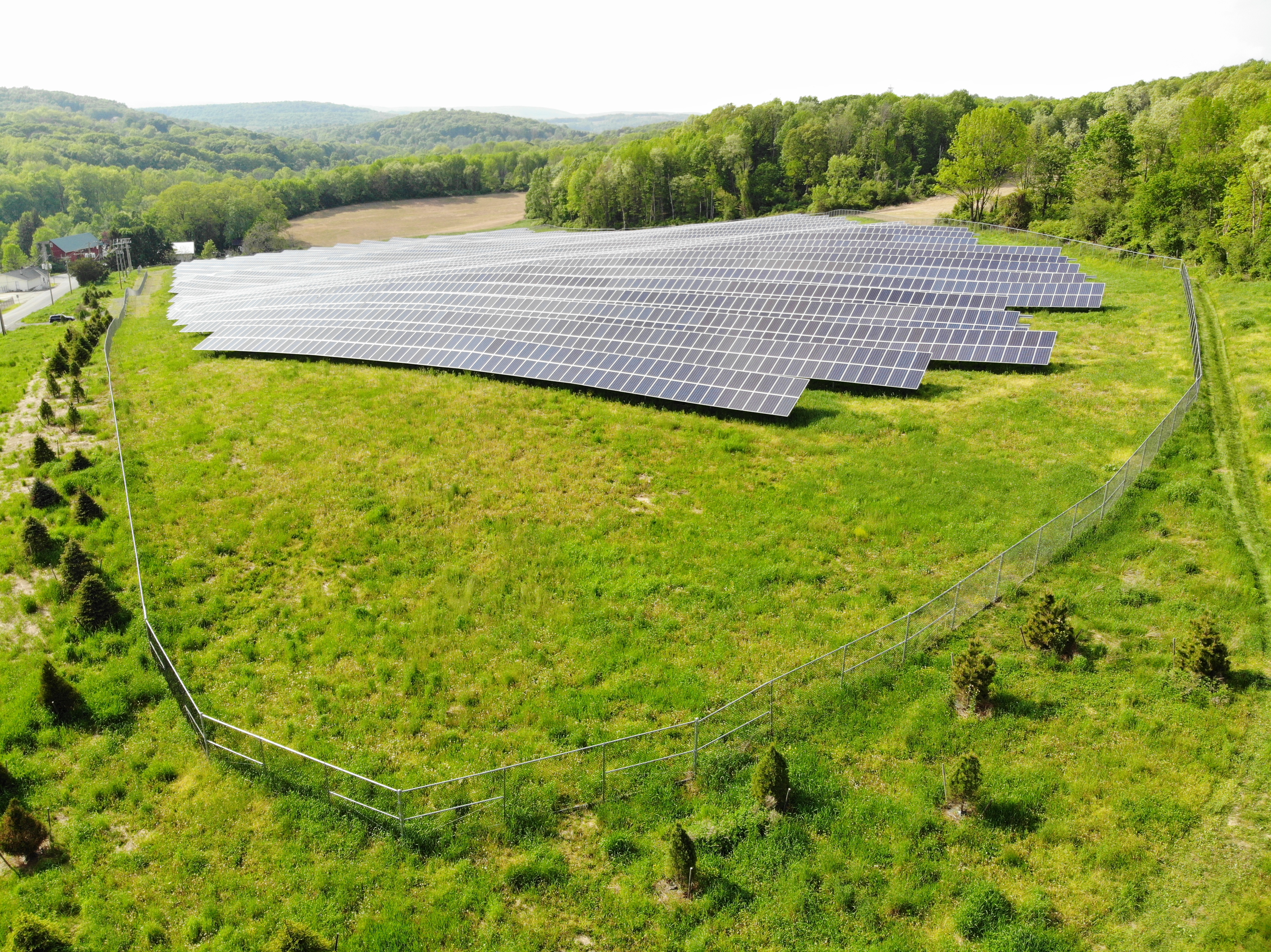 Aerial Photo of Solar Farm