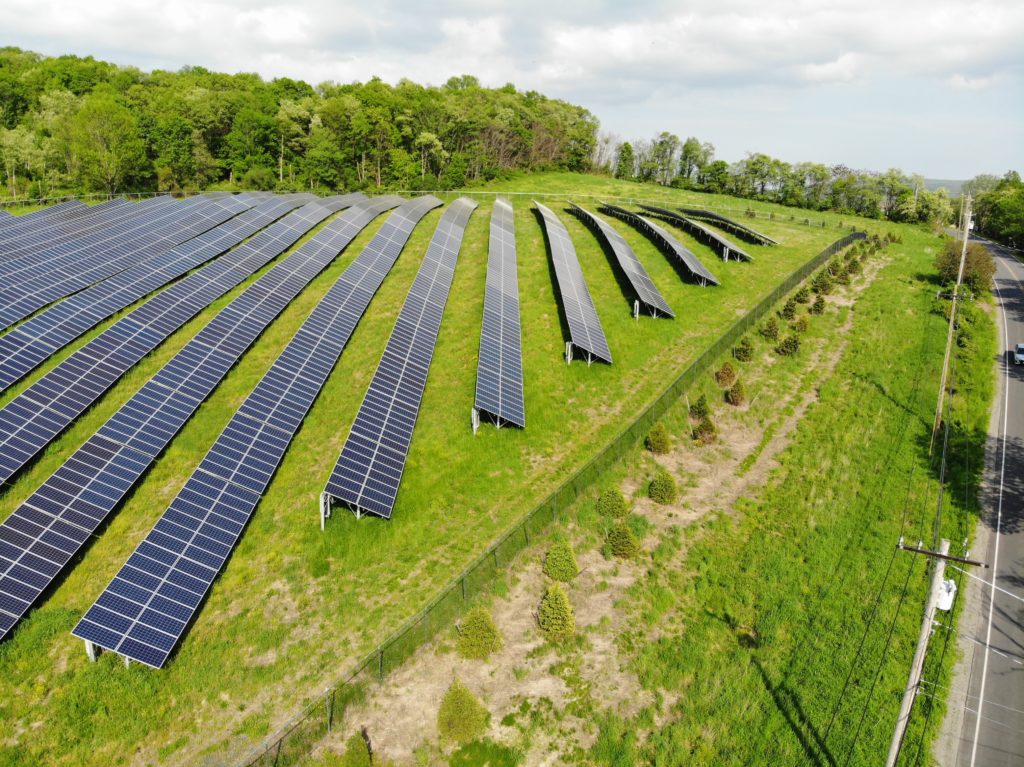 Aerial Photo of Solar Farm