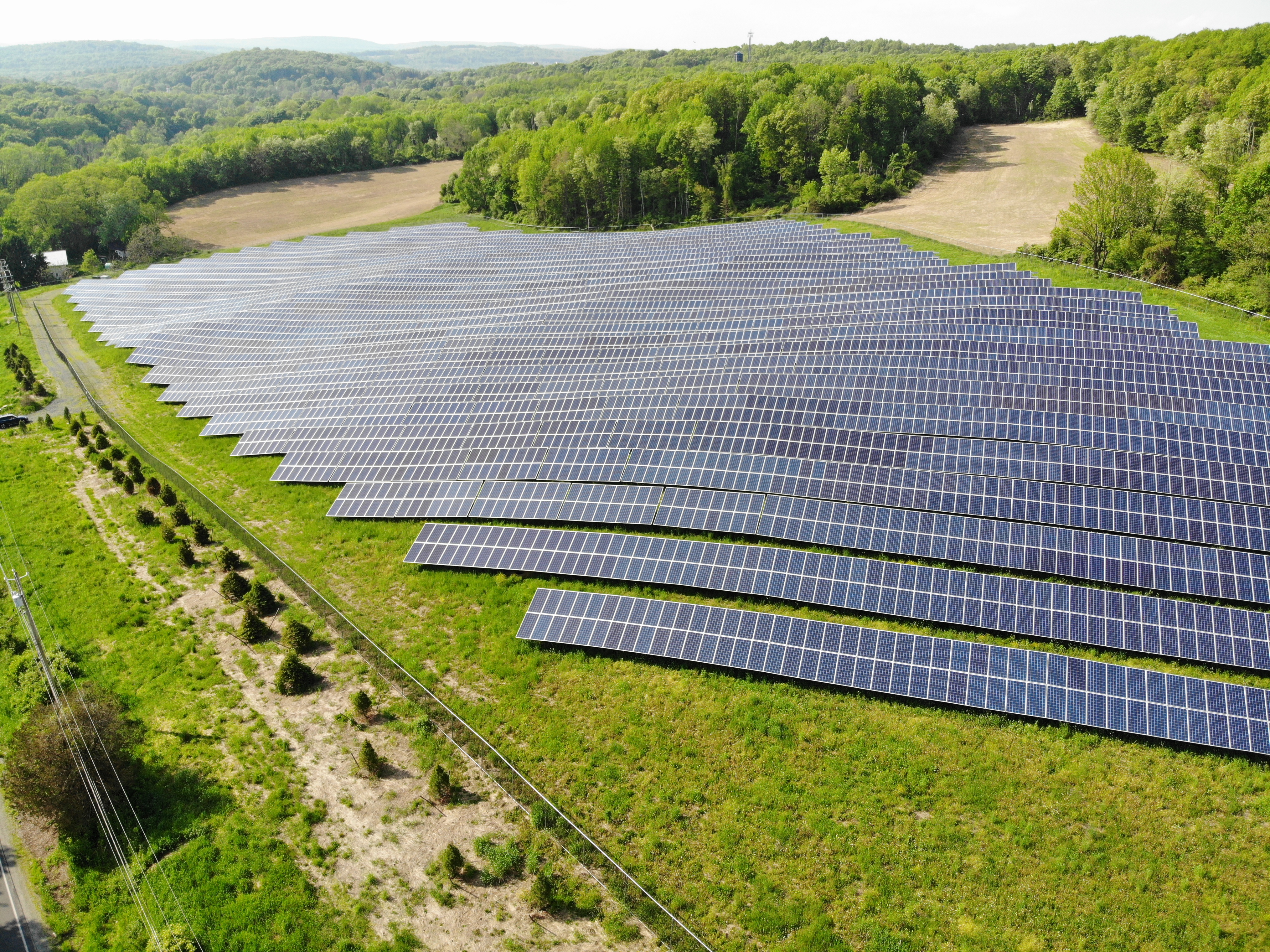 Aerial Photo of Solar Farm