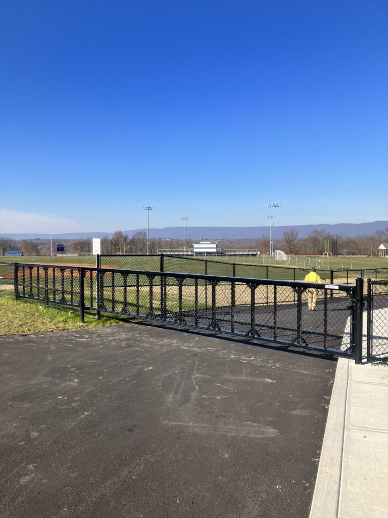 chainlink fence sliding gate